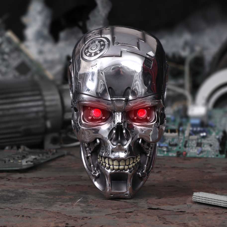 T-800 Terminator Head Wall Mounted Plaque