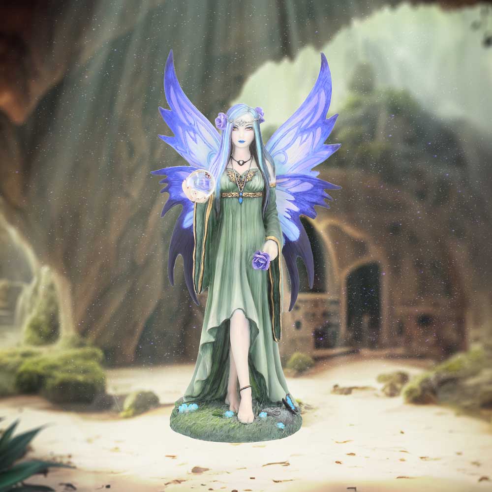 Mystic Aura Fairy Figurine by Anne Stokes Gothic Fairy Ornament