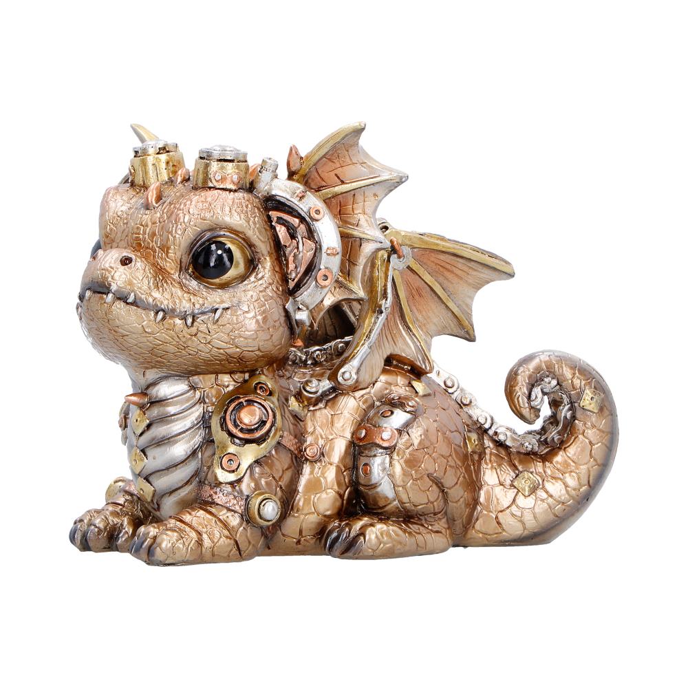 Gearling Gold Steampunk Dragon 15cm