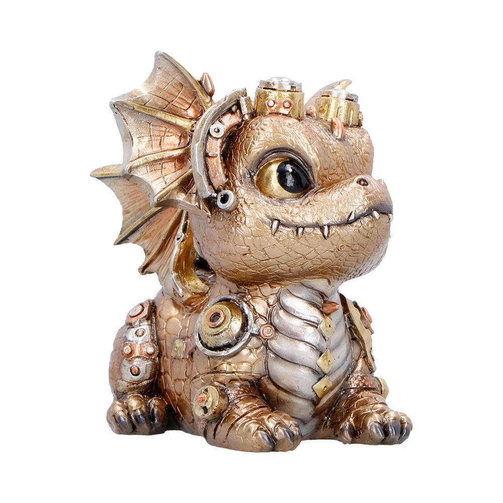 Gearling Gold Steampunk Dragon 15cm