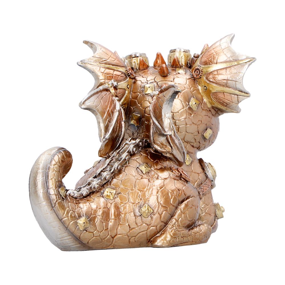Gearling Gold Steampunk Dragon 15cm