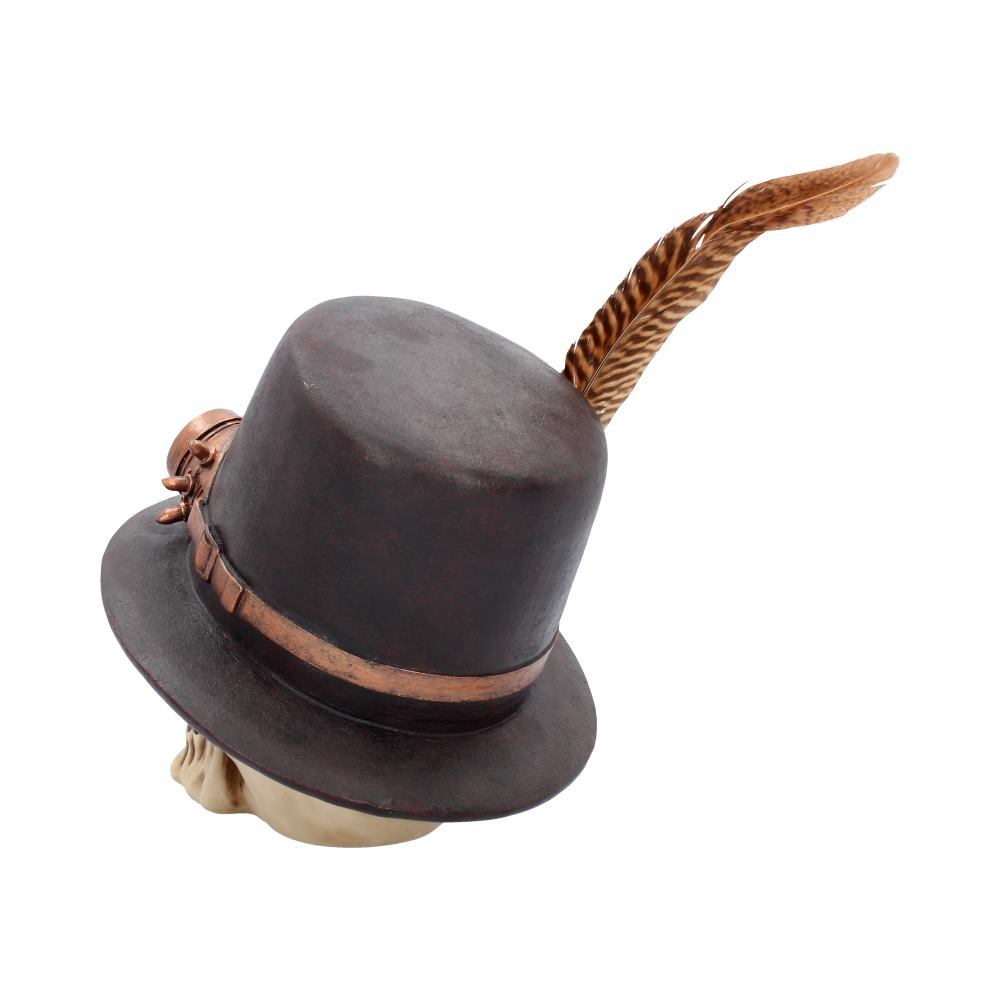The Aristocrat steampunk alternative skull figurine