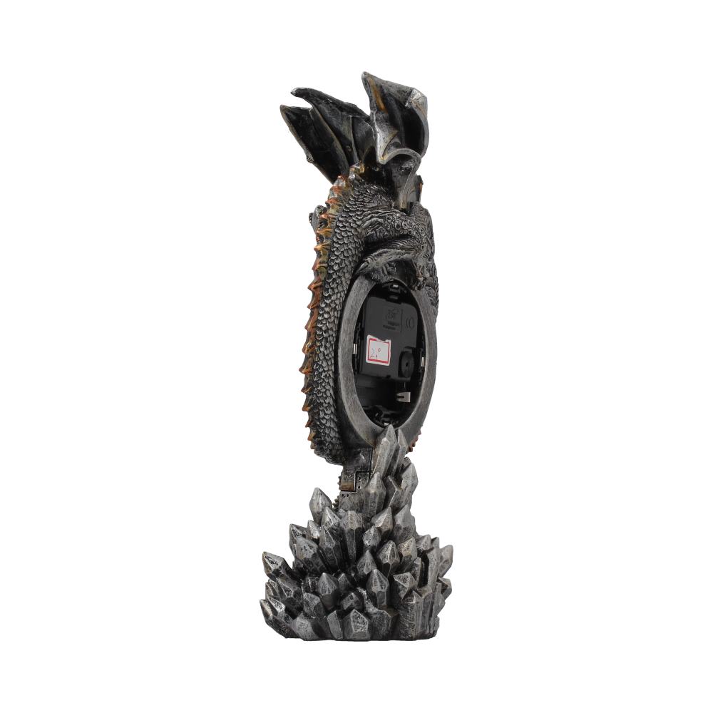 Clockwork Reign Steampunk Dragon Mantel Clock