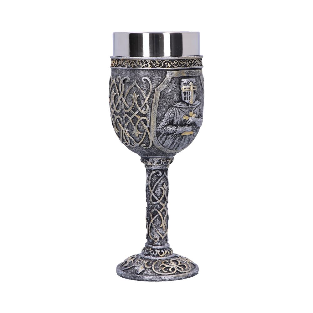 Armoured Medival Knight Soldier Goblet 19cm