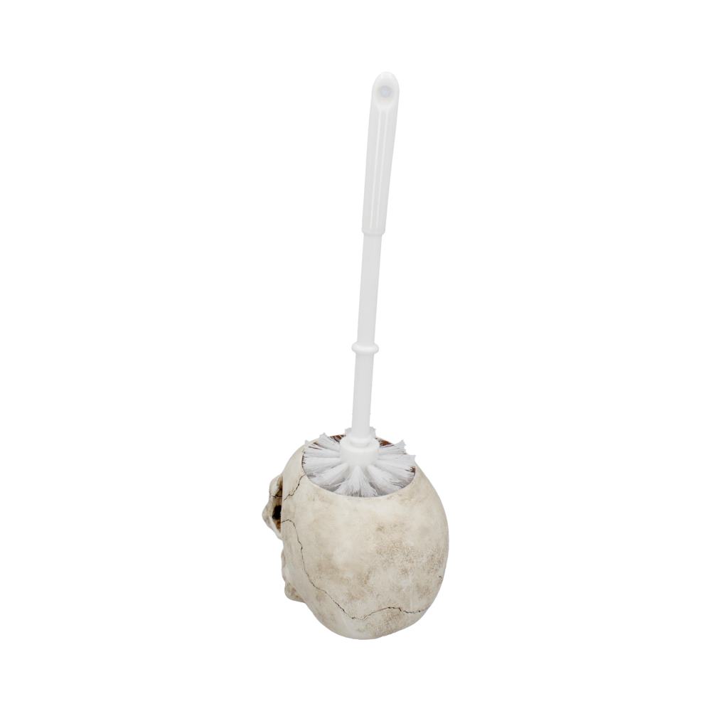 Brush with Death Skull Toilet Brush Holder 16.4cm