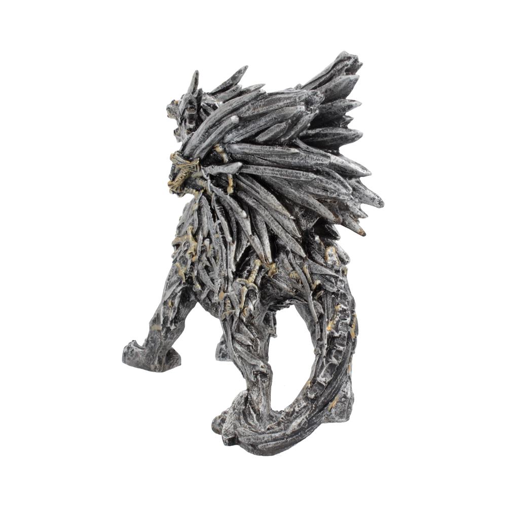 Swordwing Silver Dragon Sword Blade Figurine
