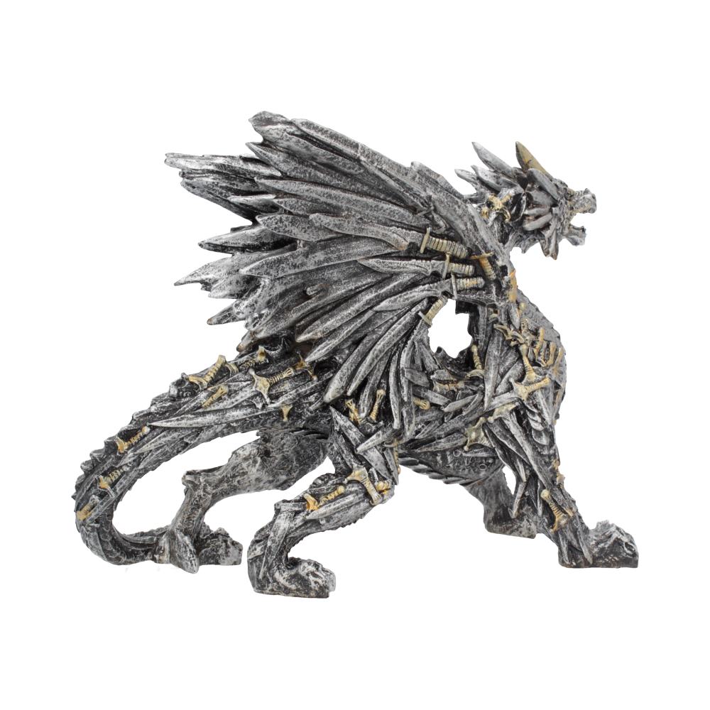 Swordwing Silver Dragon Sword Blade Figurine