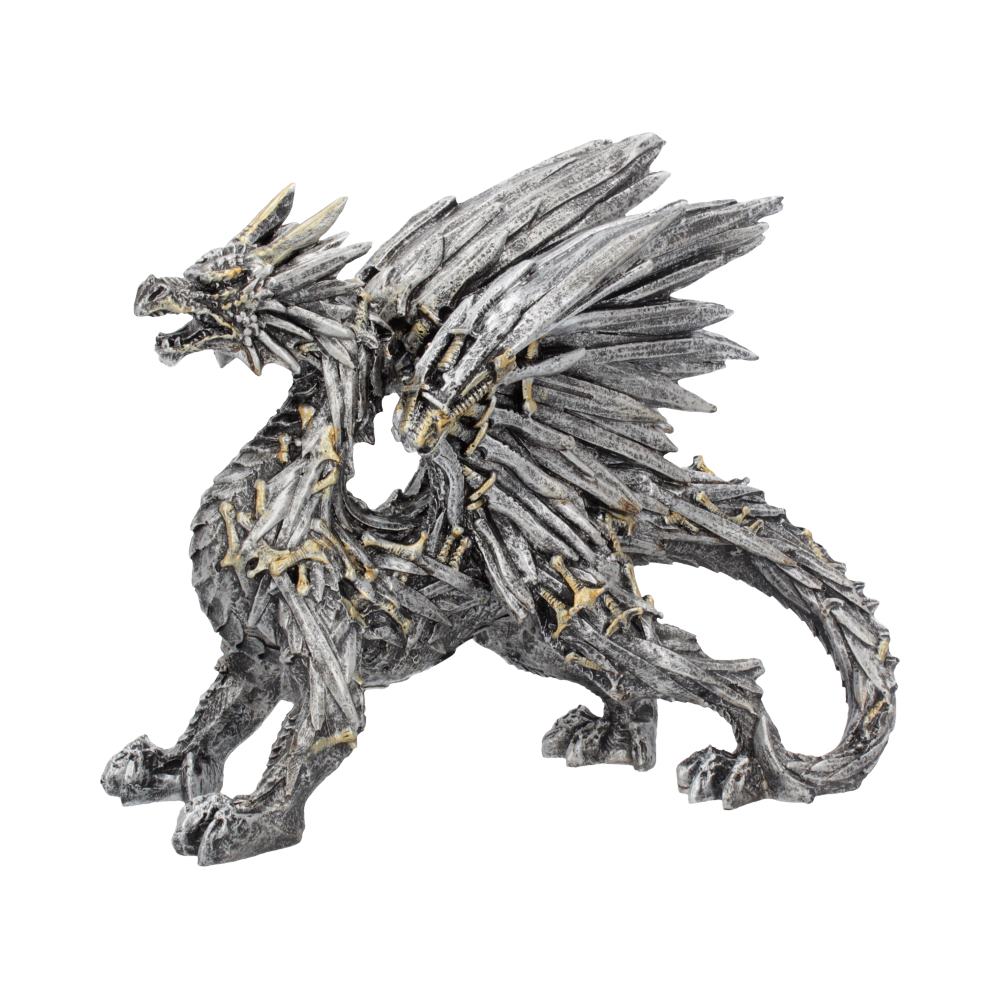 Swordwing Silver Dragon Sword Blade Figurine