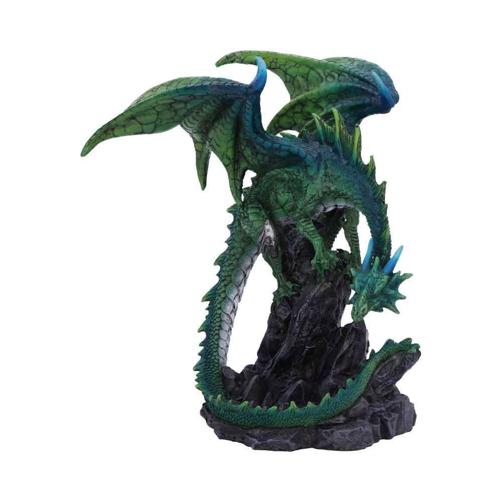 Clifftop Keeper Green Dragon Figurine 21cm