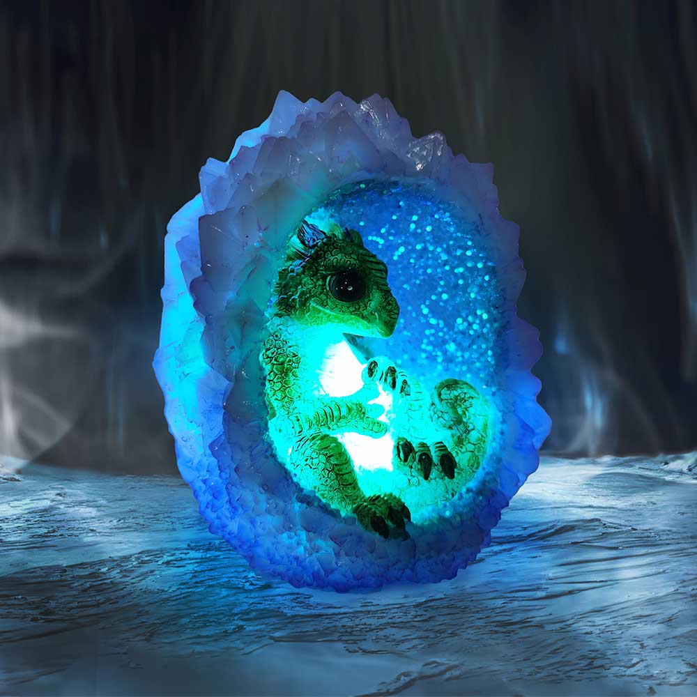 Geode Nest (Green) Illuminating Figurine