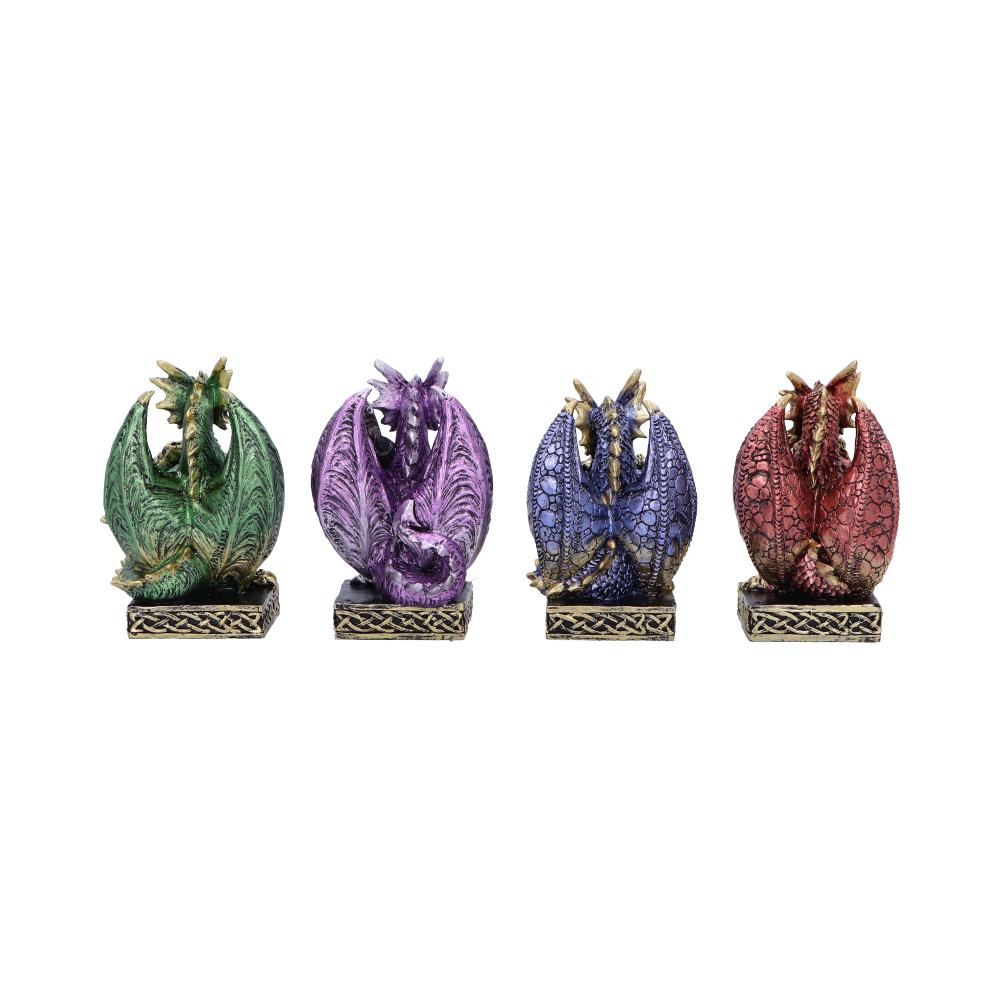 Defend the Hoard Dragon Protector Figurines (Set of 4) 10cm