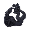 Black Drakaina and Dragonling Figurine
