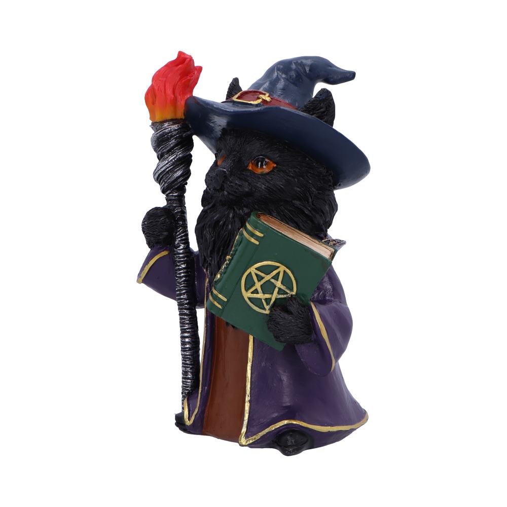 Magnus Fantasy Wizard Cat Figurine