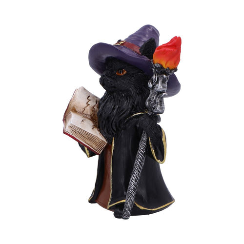 Albus The Black Wizard Cat Figurine