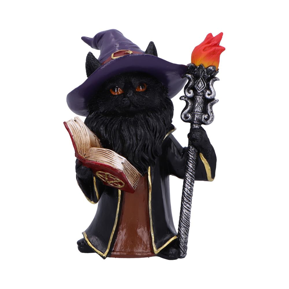 Albus The Black Wizard Cat Figurine