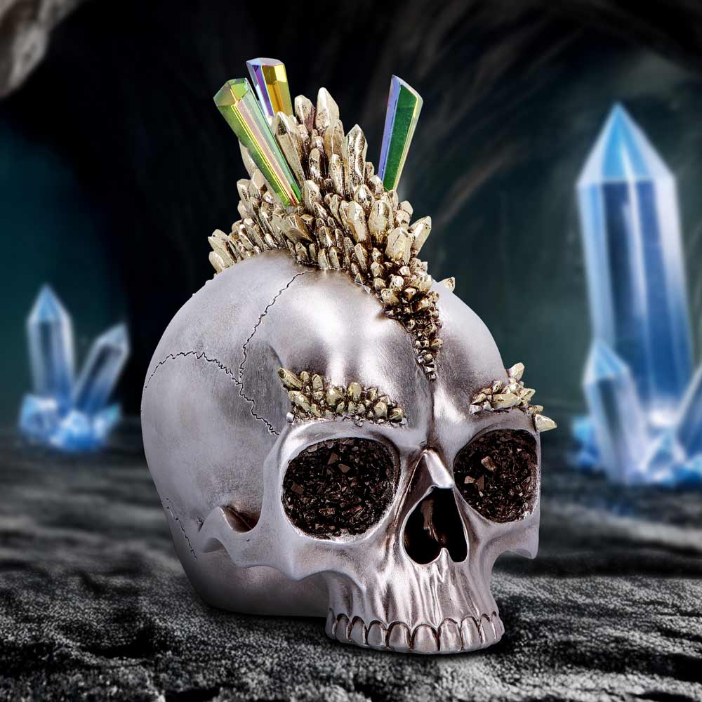 Chromatic Crystal Skull 21cm