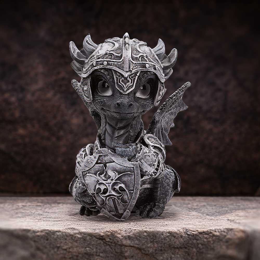 Sir Shieldscale Dragon Figurine