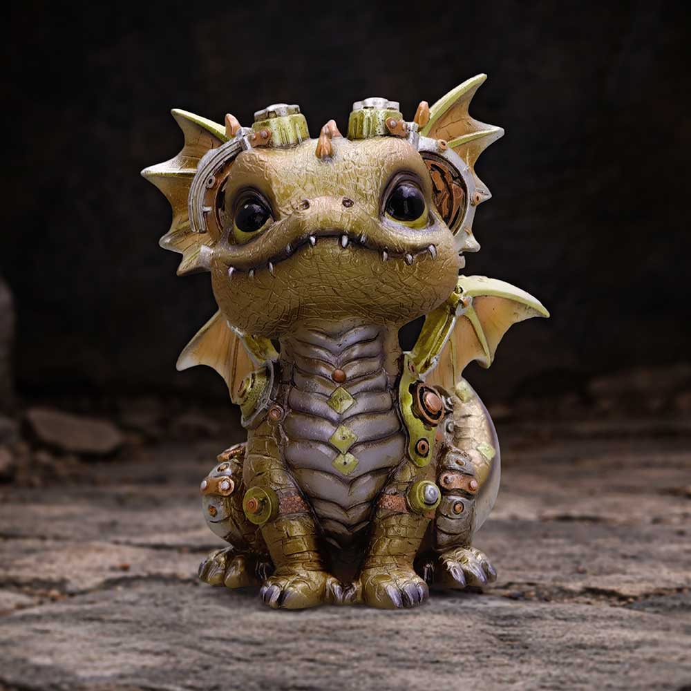 Coglet Gold Steampunk Dragon 17.5cm