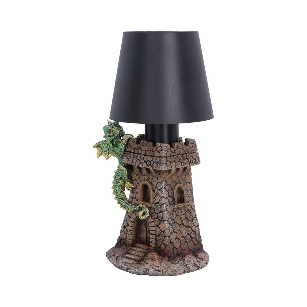 Green Dragon Castle Lamp 24.4cm