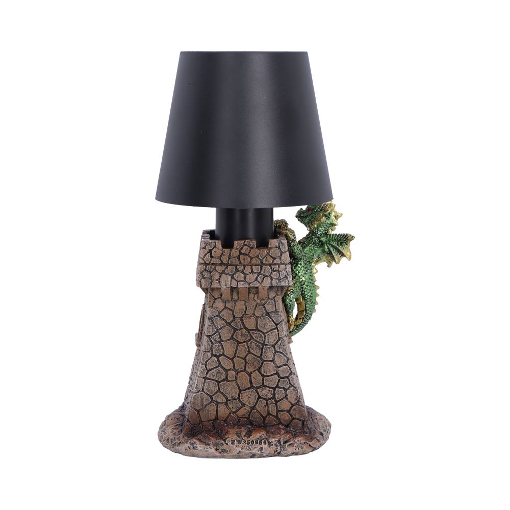 Green Dragon Castle Lamp 24.4cm