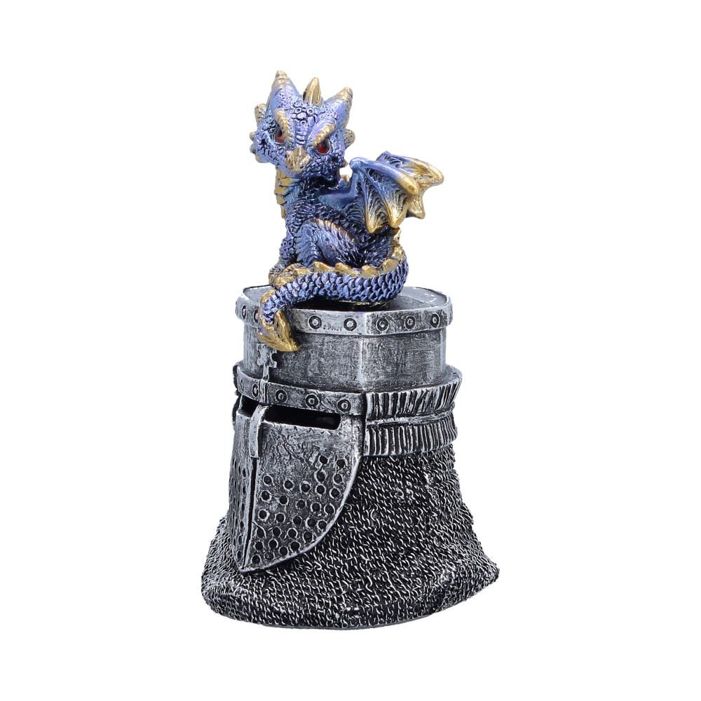 Blue Dragon on Knight Helmet 13.2cm