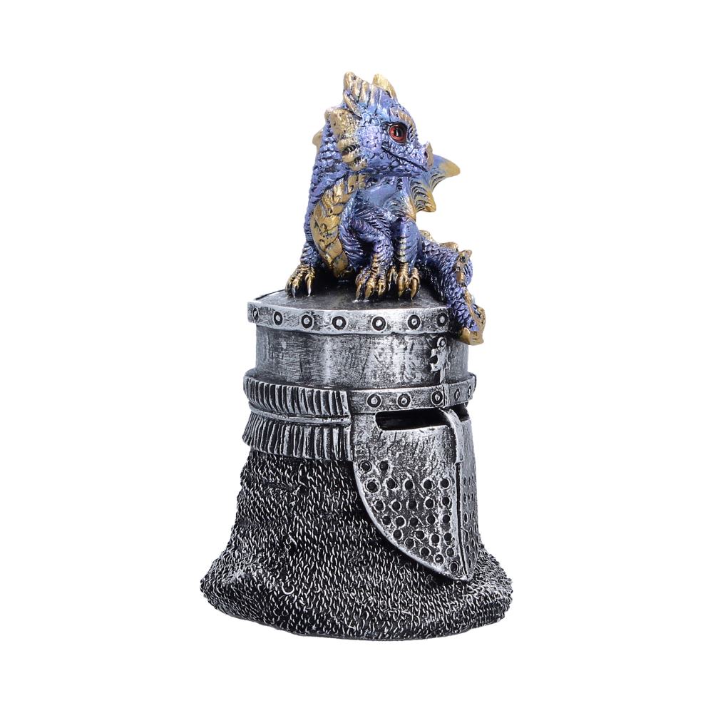 Blue Dragon on Knight Helmet 13.2cm