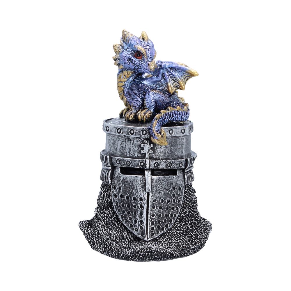 Blue Dragon on Knight Helmet 13.2cm