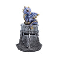 Blue Dragon on Knight Helmet 13.2cm