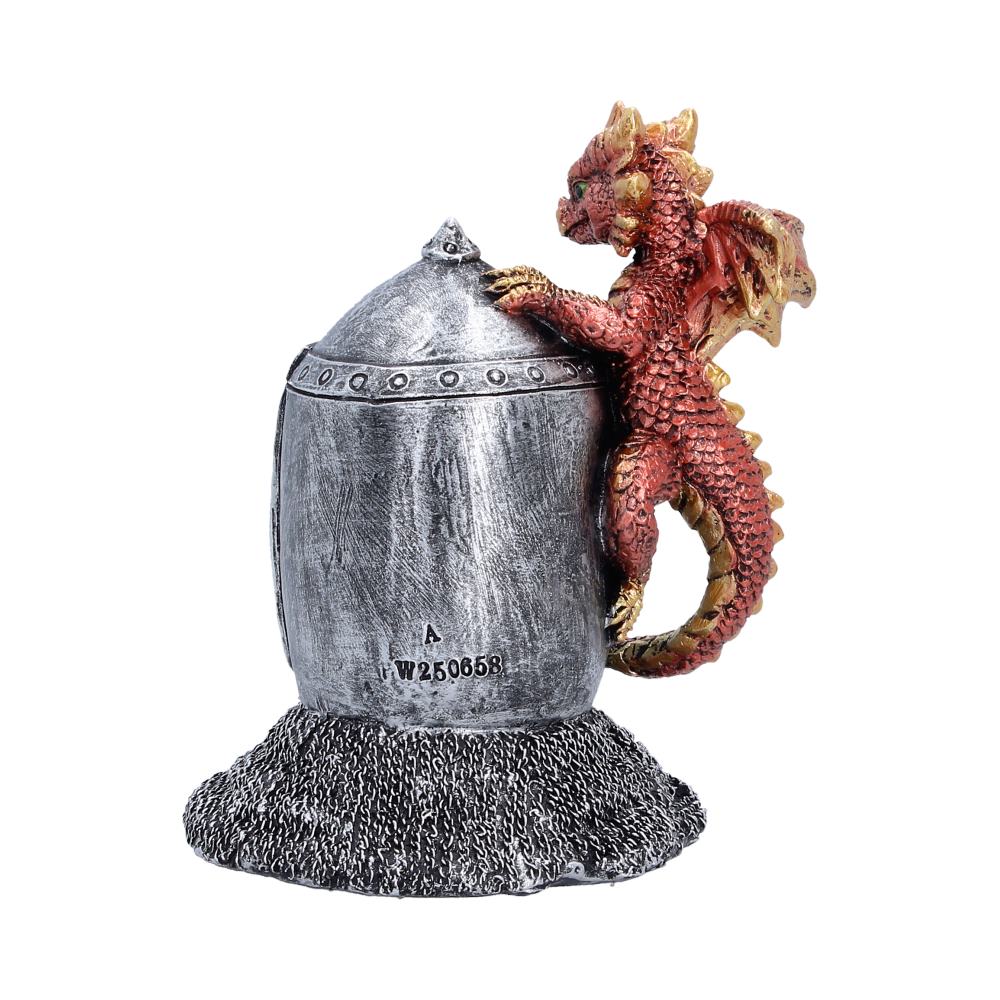 Red Dragon on Knight Helmet 12.3cm