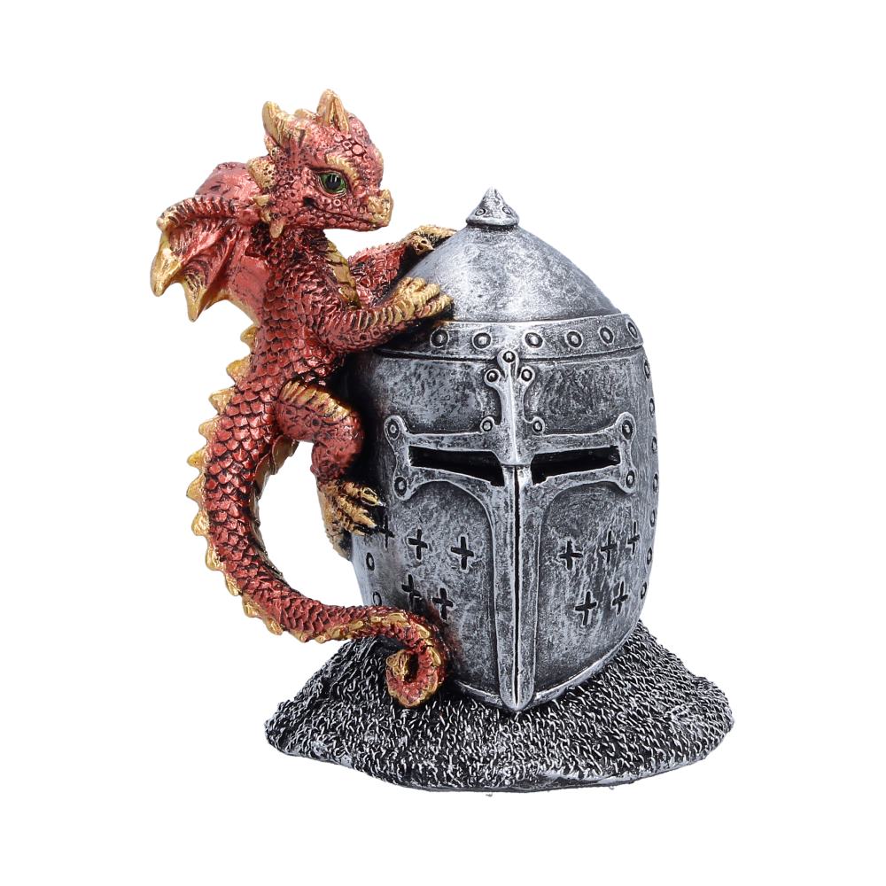 Red Dragon on Knight Helmet 12.3cm