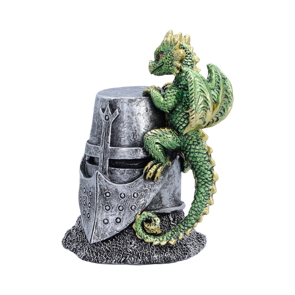 Green Dragon on Knight Helmet 12cm