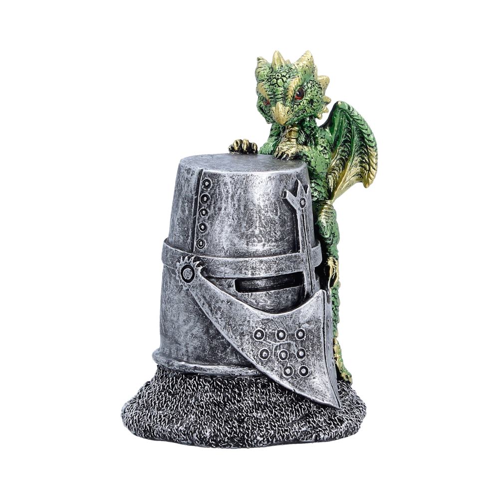 Green Dragon on Knight Helmet 12cm