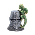 Green Dragon on Knight Helmet 12cm