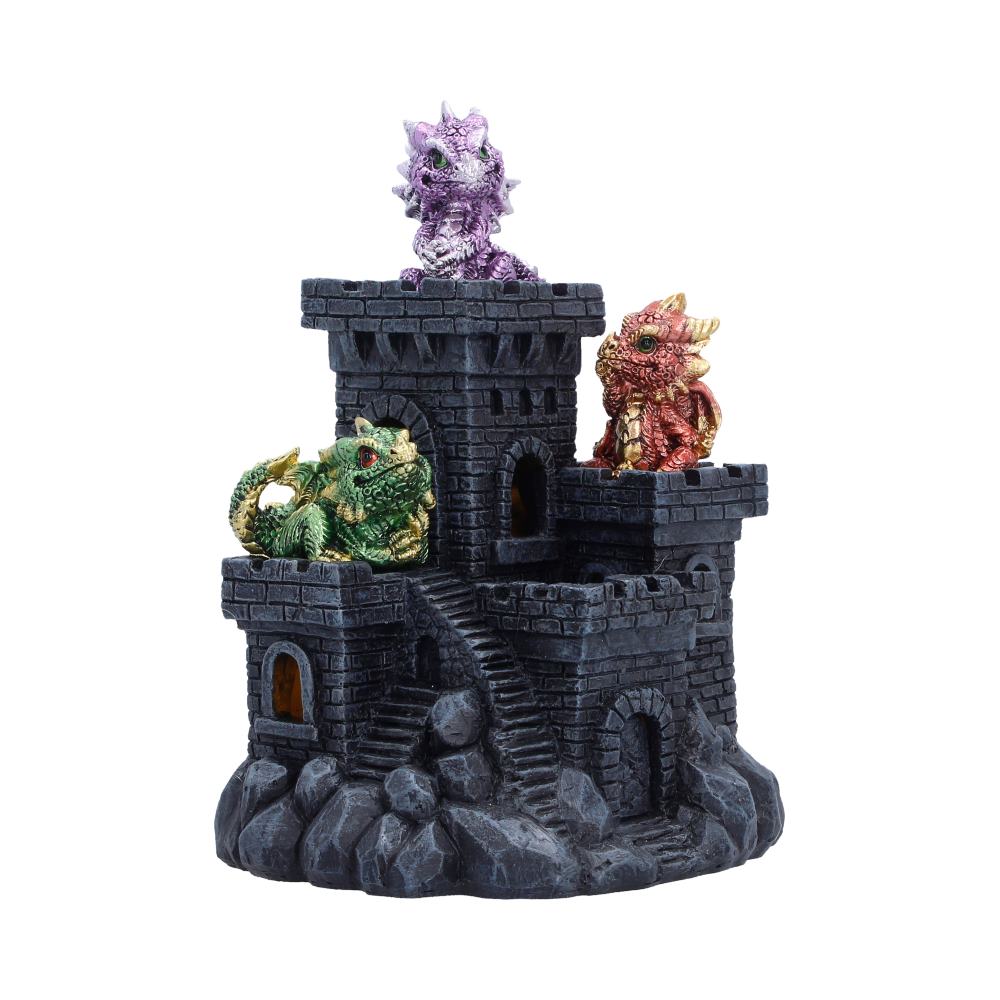 Dragonlings Keep LED Castle Display Piece 18cm