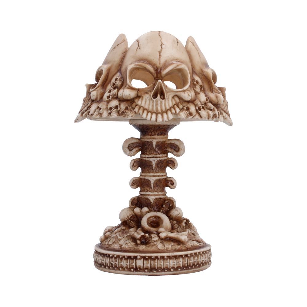 Gothic Skull Lamp Bone 22.6cm