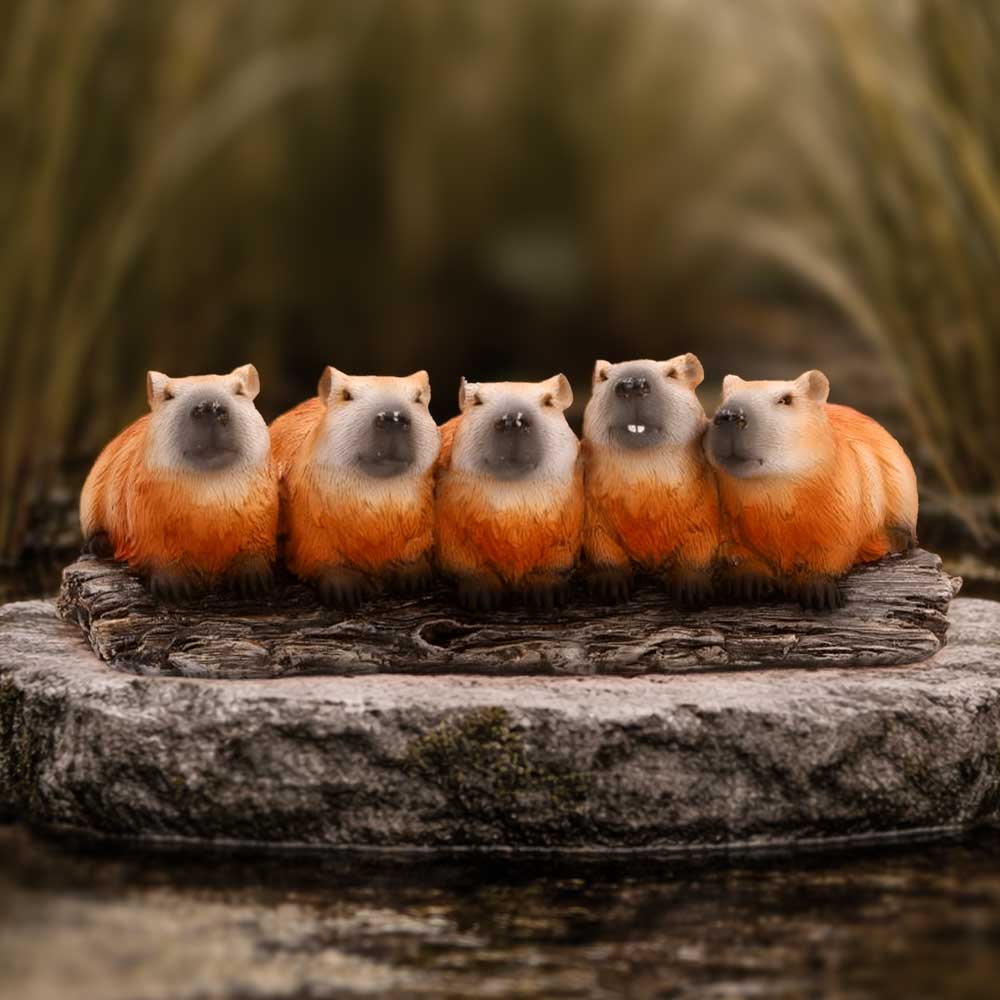 Capybara Herd Figurine 7cm