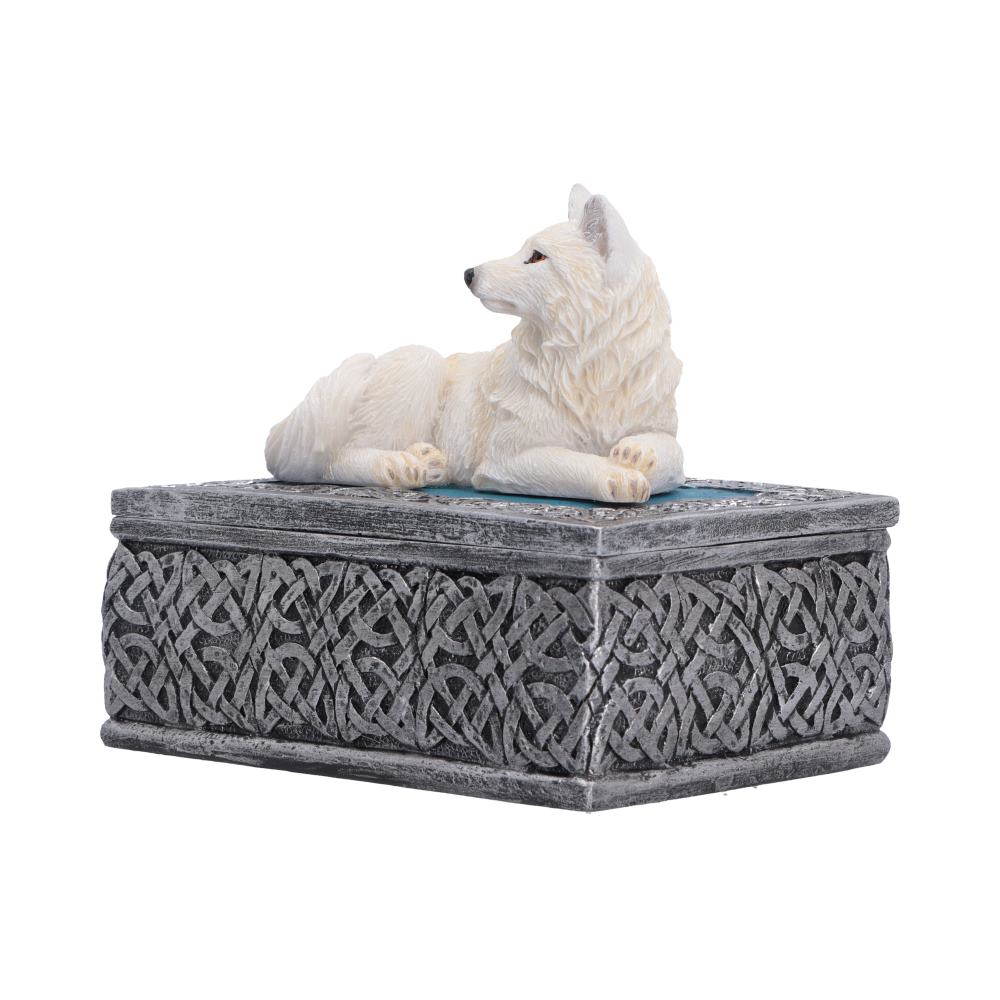 Ghost Wolf Trinket Box 10cm