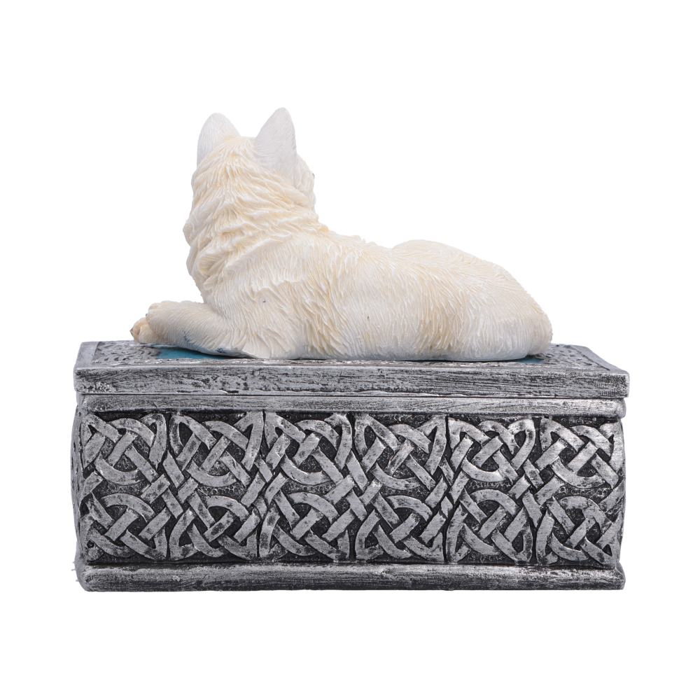 Ghost Wolf Trinket Box 10cm