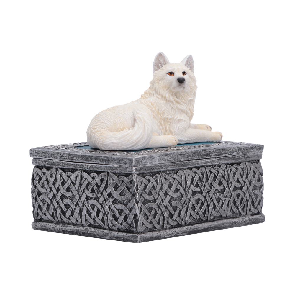 Ghost Wolf Trinket Box 10cm