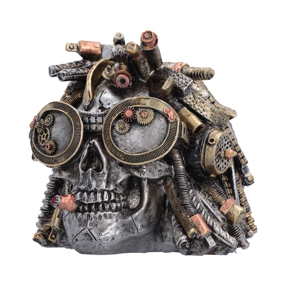 Deadlocked Steampunk Skull 14.4cm