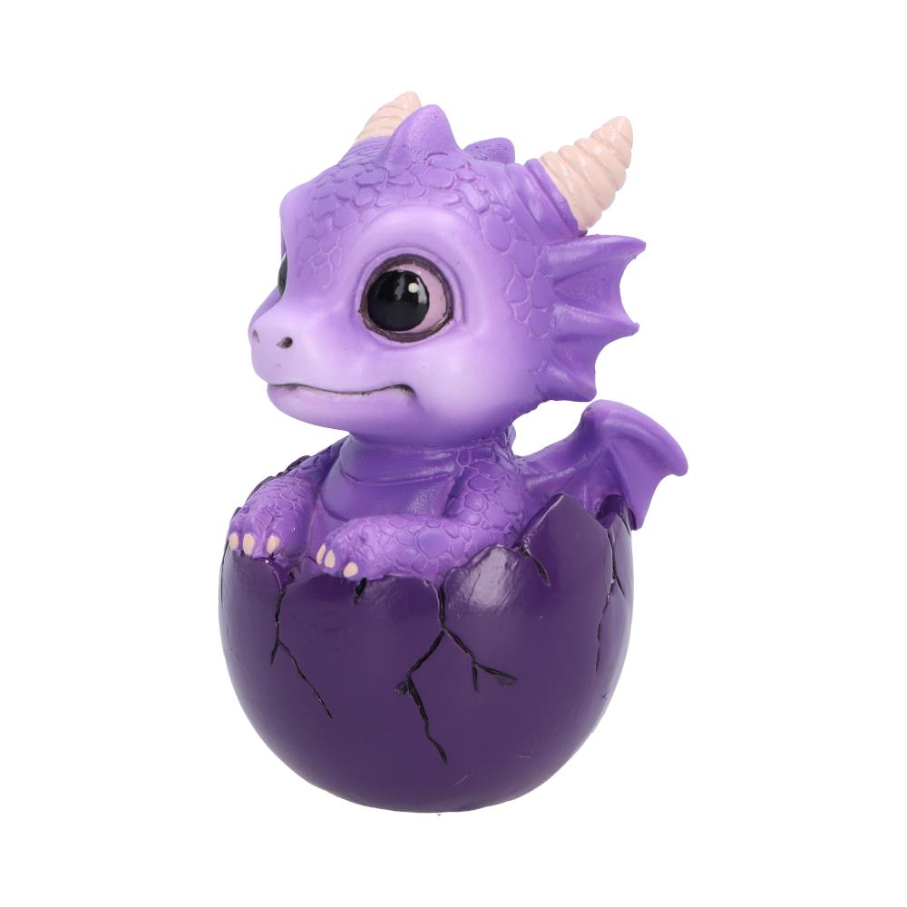 Shellbound Cute Purple Baby Dragon Figurine 8.6cm