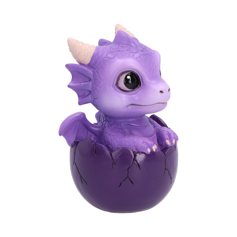 Shellbound Cute Purple Baby Dragon Figurine 8.6cm