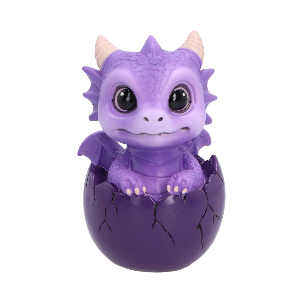 Shellbound Cute Purple Baby Dragon Figurine 8.6cm