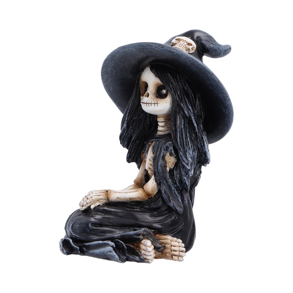 Skeleton Witch Girl Sitting on Knees 8.8cm