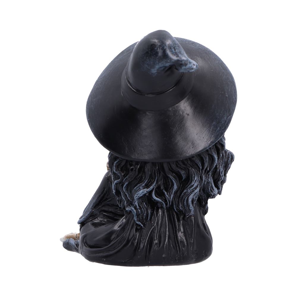 Skeleton Witch Girl Sitting 8.8cm