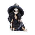 Skeleton Witch Girl Sitting 8.8cm