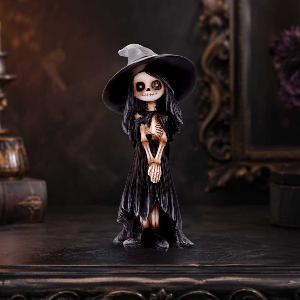 Skeleton Witch Girl Standing 12.7cm