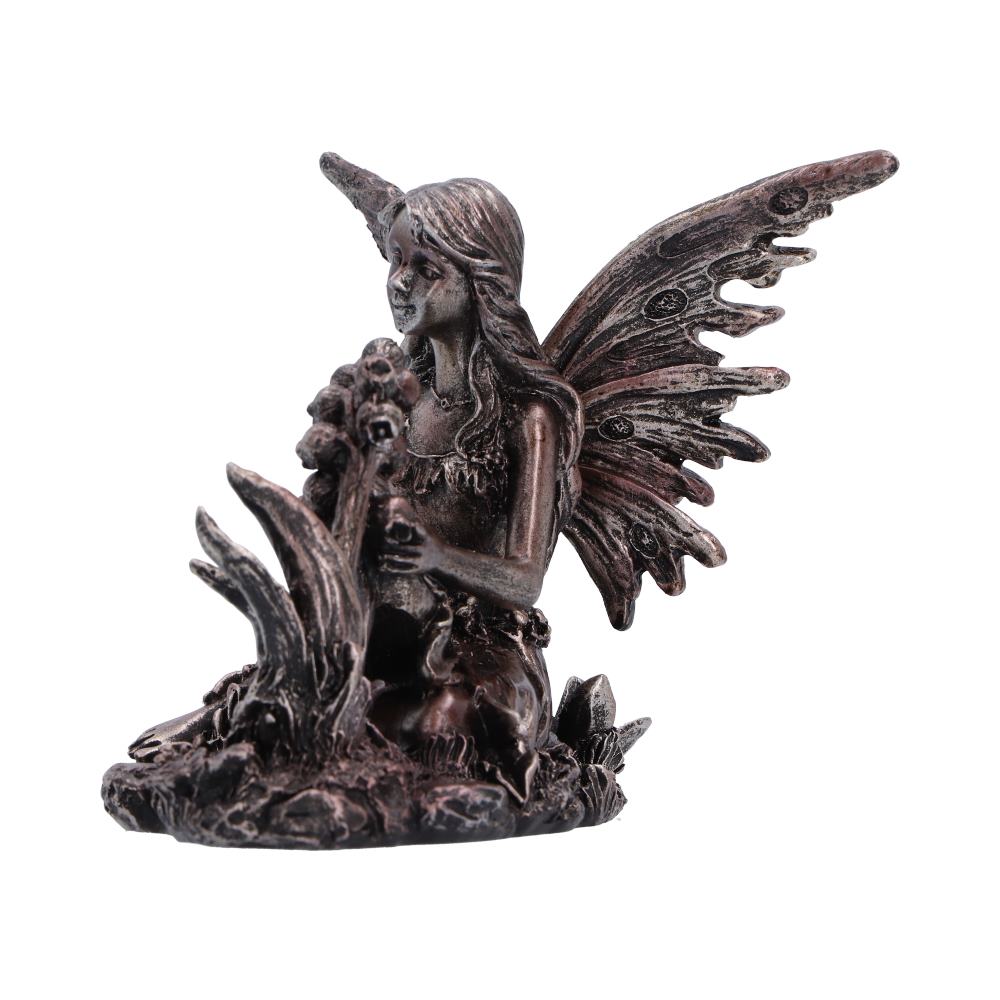 Fairy Sitting With Flower Figurine 9cm