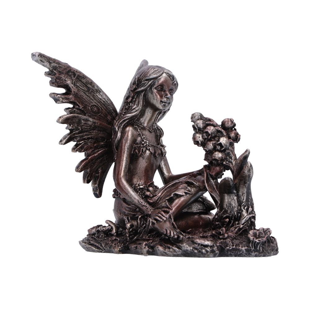 Fairy Sitting With Flower Figurine 9cm