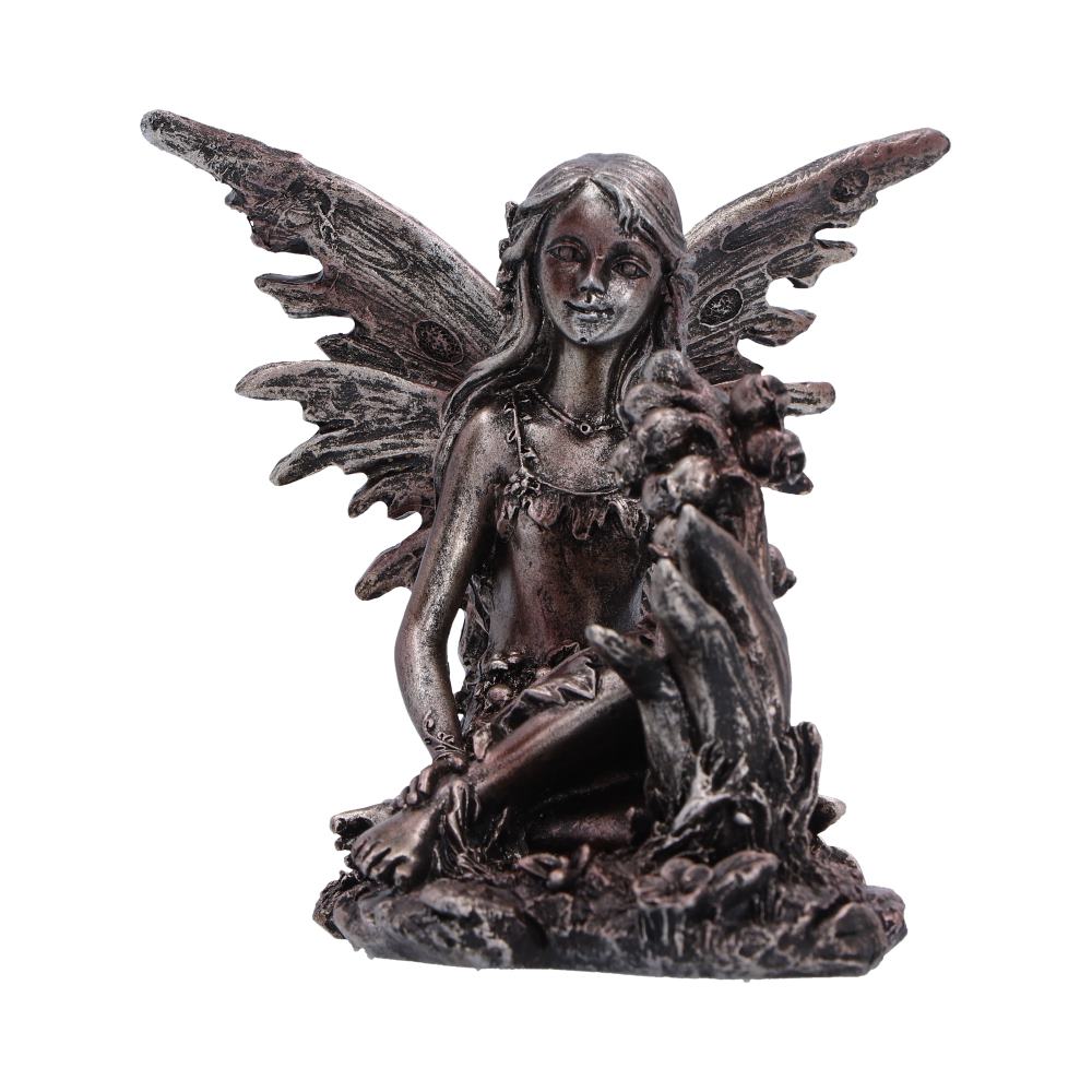 Fairy Sitting With Flower Figurine 9cm